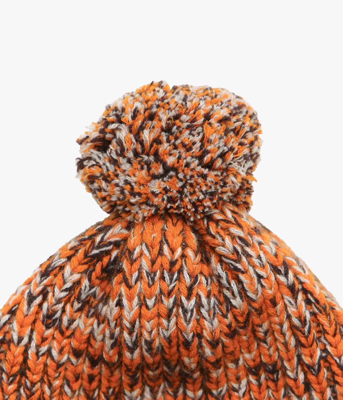 CORGI ''8PLY CASHMERE POM POM HAT'' (SPICE MIX)