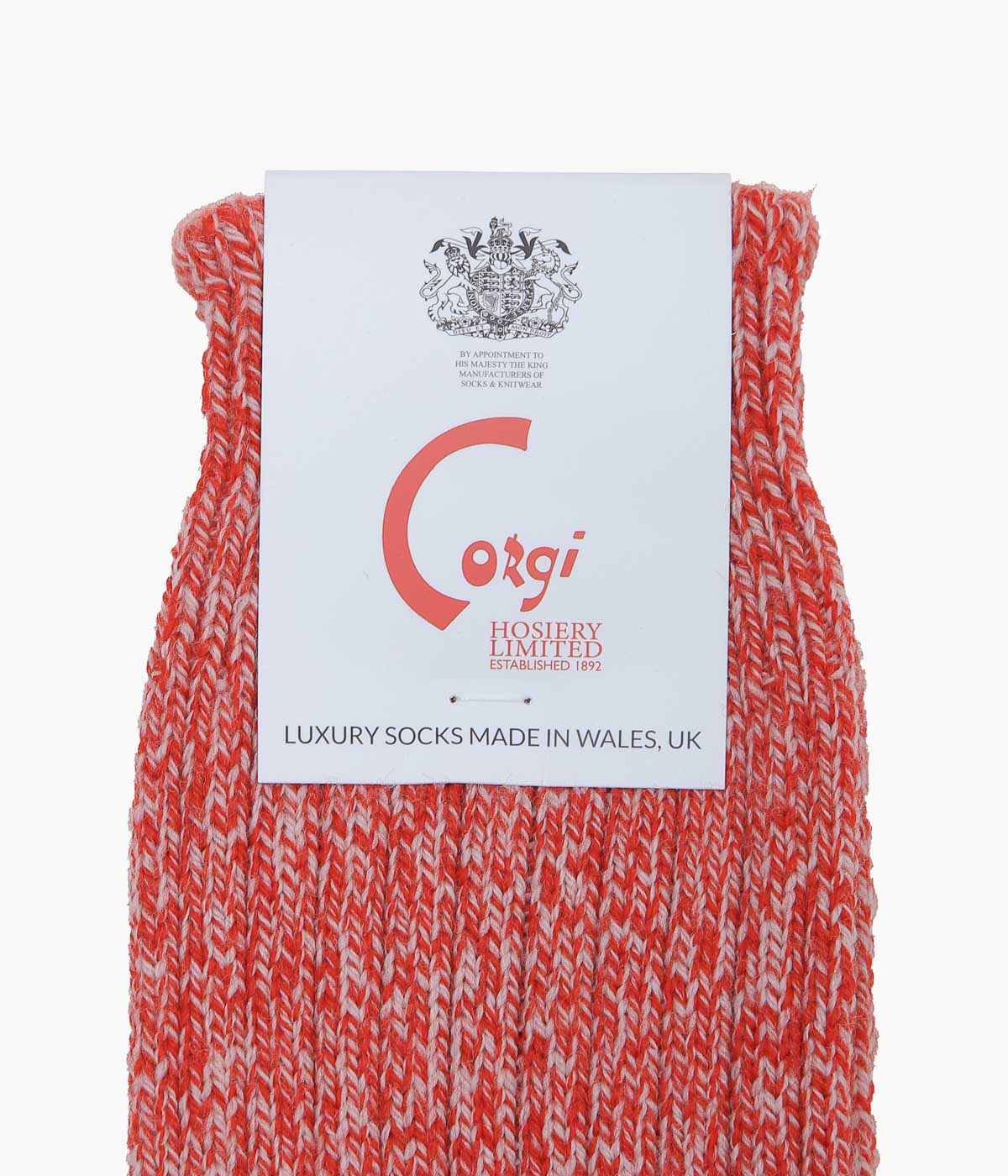 CORGI ''ARMY YARN SOCKS'' (RED/WHITE)