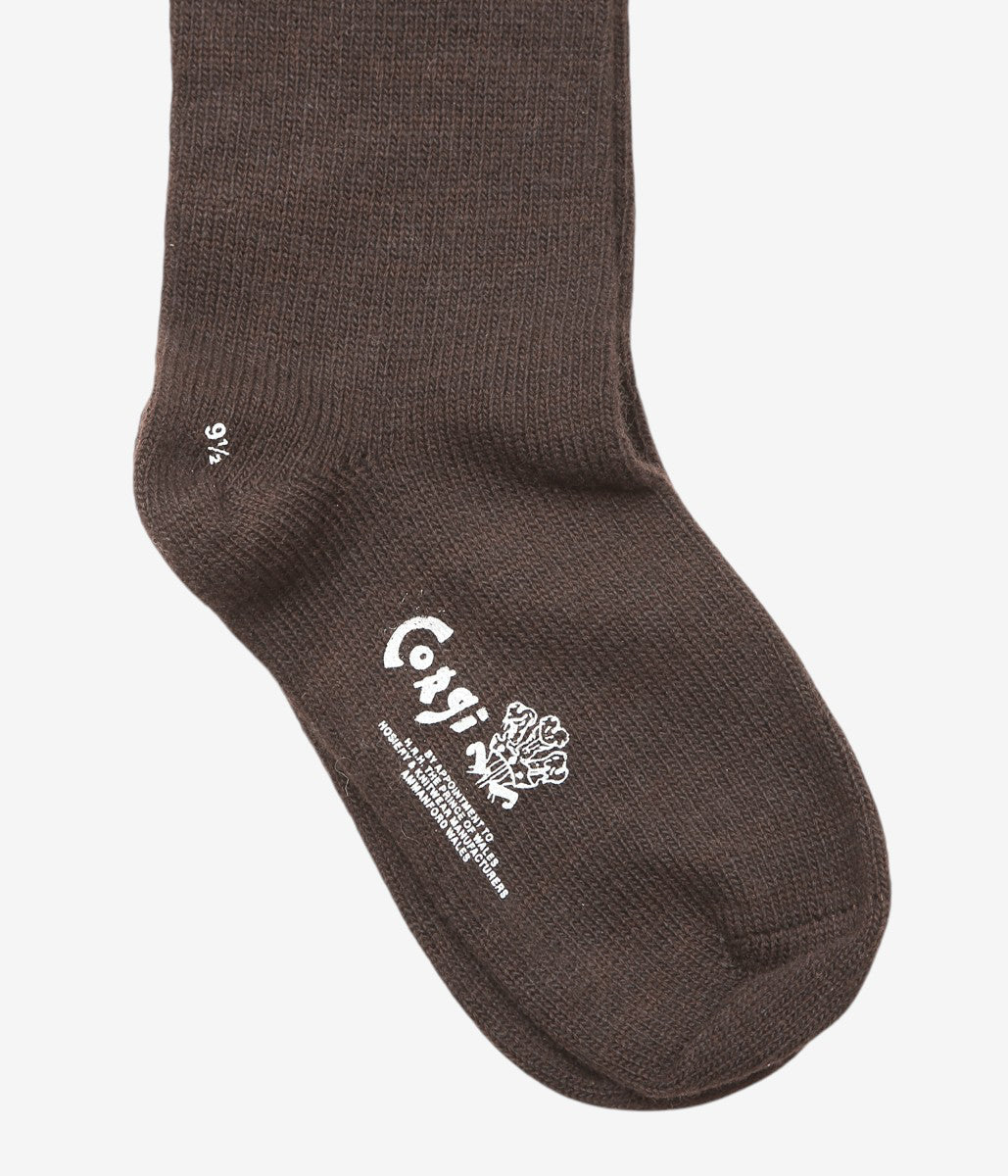 CORGI ''GEELONG SOCKS'' (DARK BROWN)