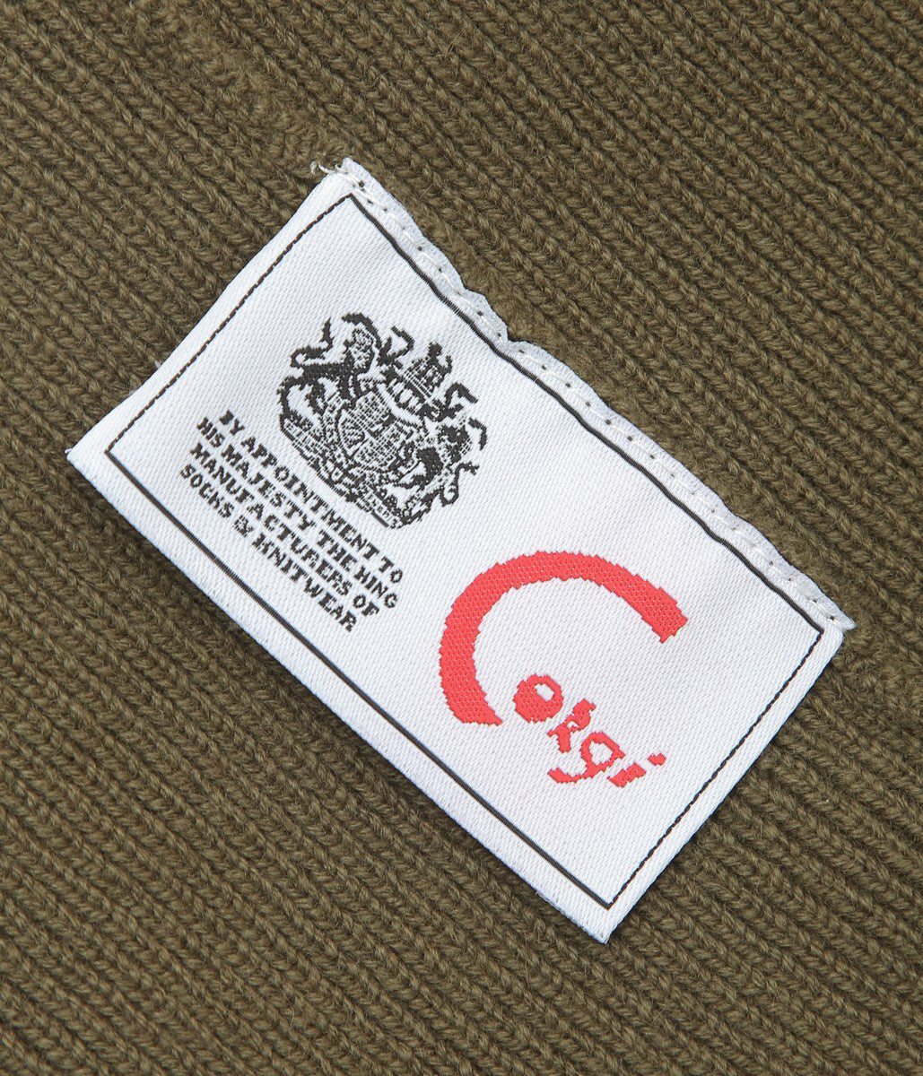 CORGI ''RIB HAT'' (OLIVE DUN)