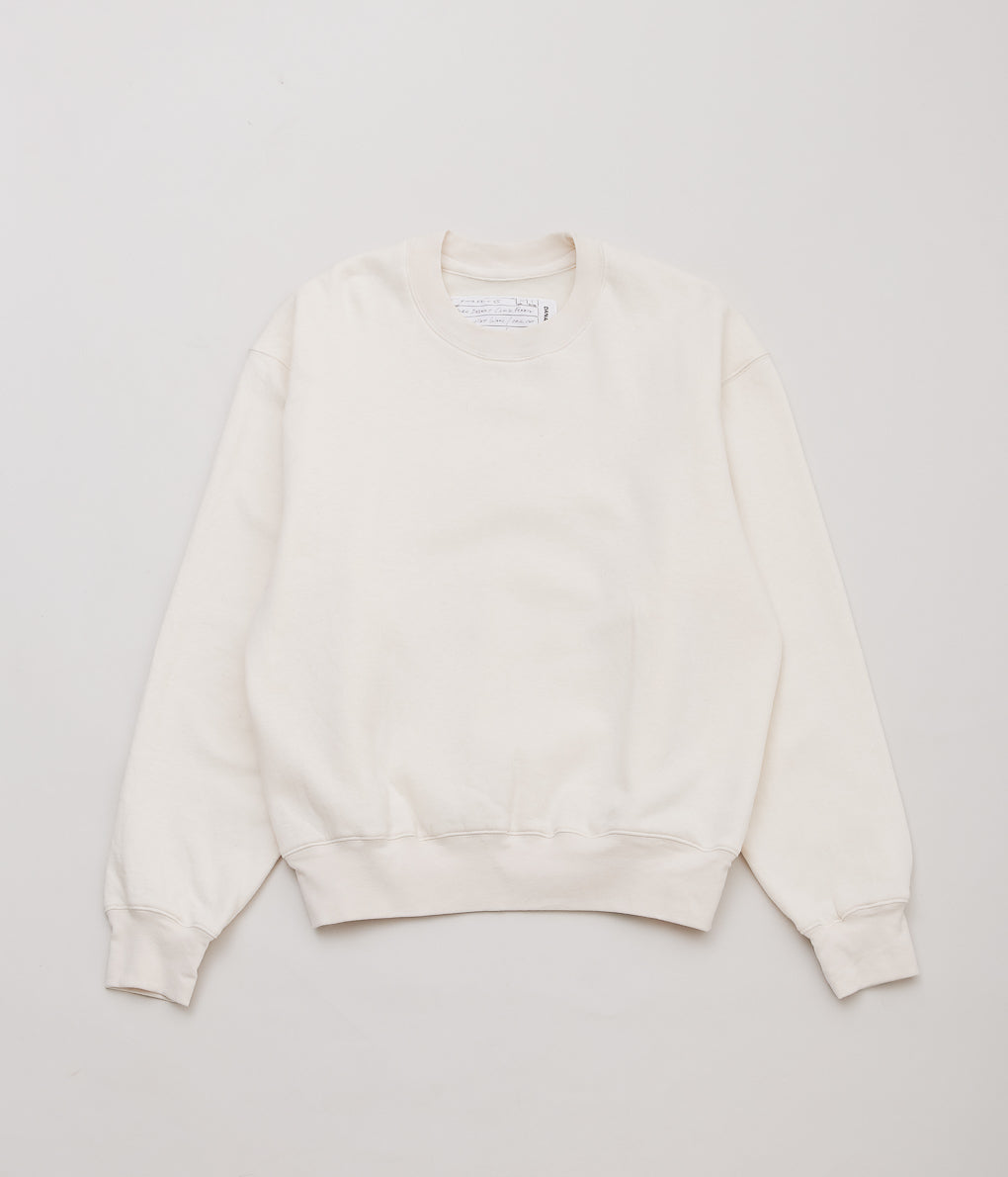 DANA LEE BROWN ''RING NECK SWEATSIRT'' (NATURAL)