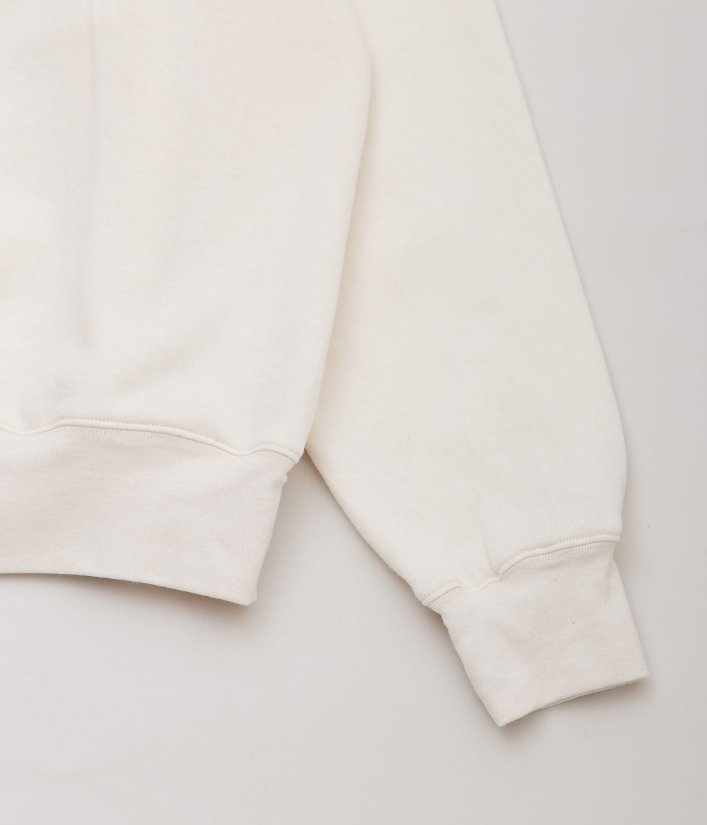 DANA LEE BROWN ''RING NECK SWEATSIRT'' (NATURAL)