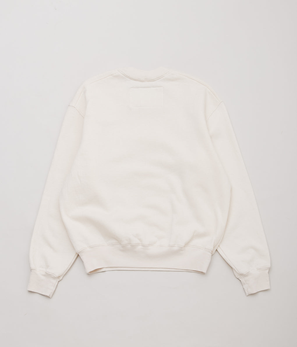 DANA LEE BROWN ''RING NECK SWEATSIRT'' (NATURAL)