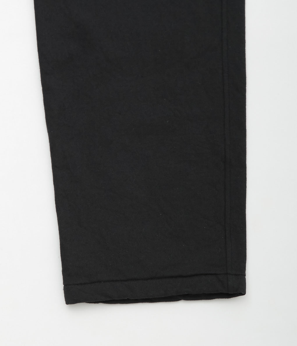 DANA LEE BROWN ''SWEATPANT-FELTED FLEECE'' (WOOLY BLACK)