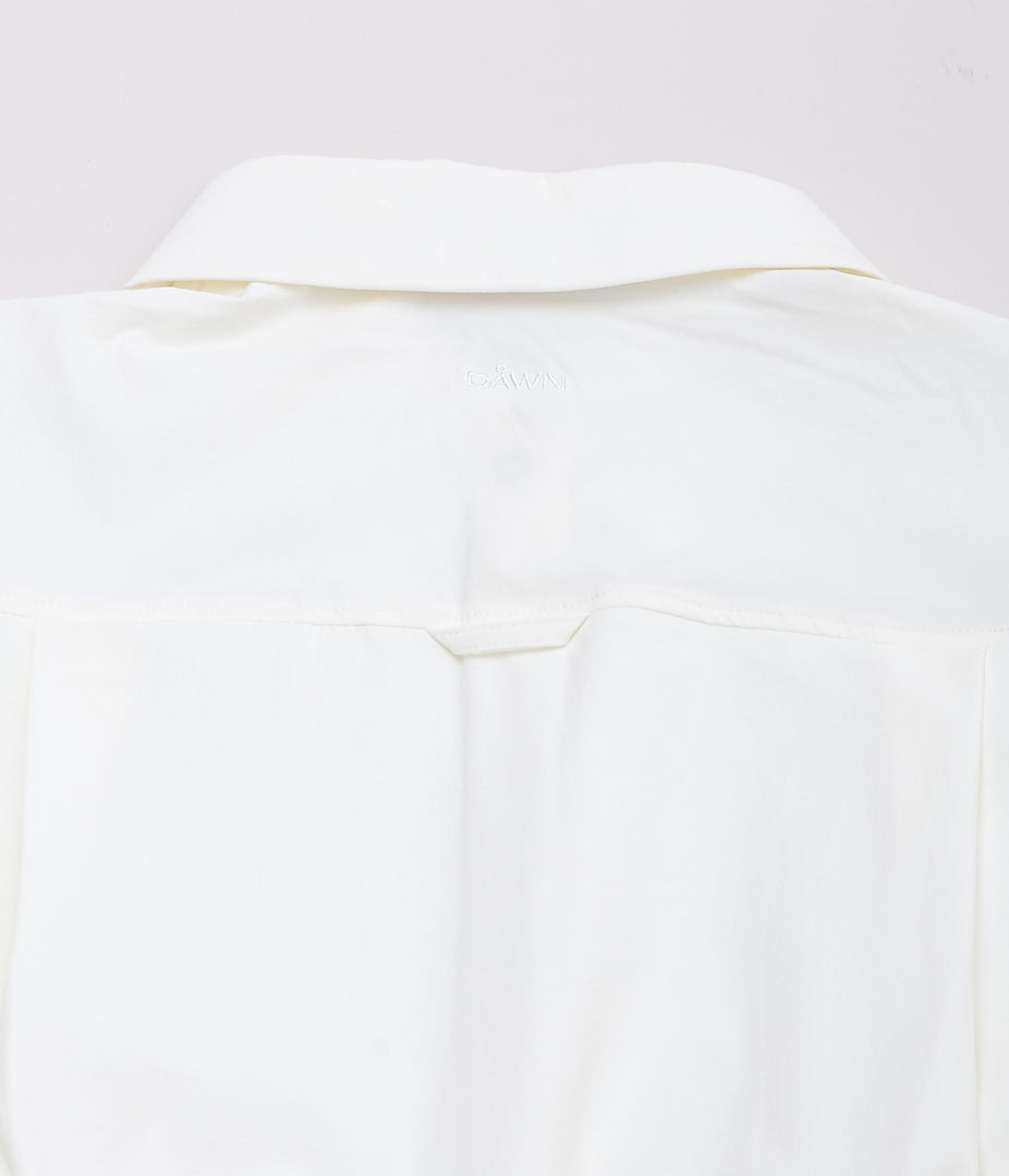 DAWN ''NO.104 HAORI SHIRT BOLERO'' (WHITE)
