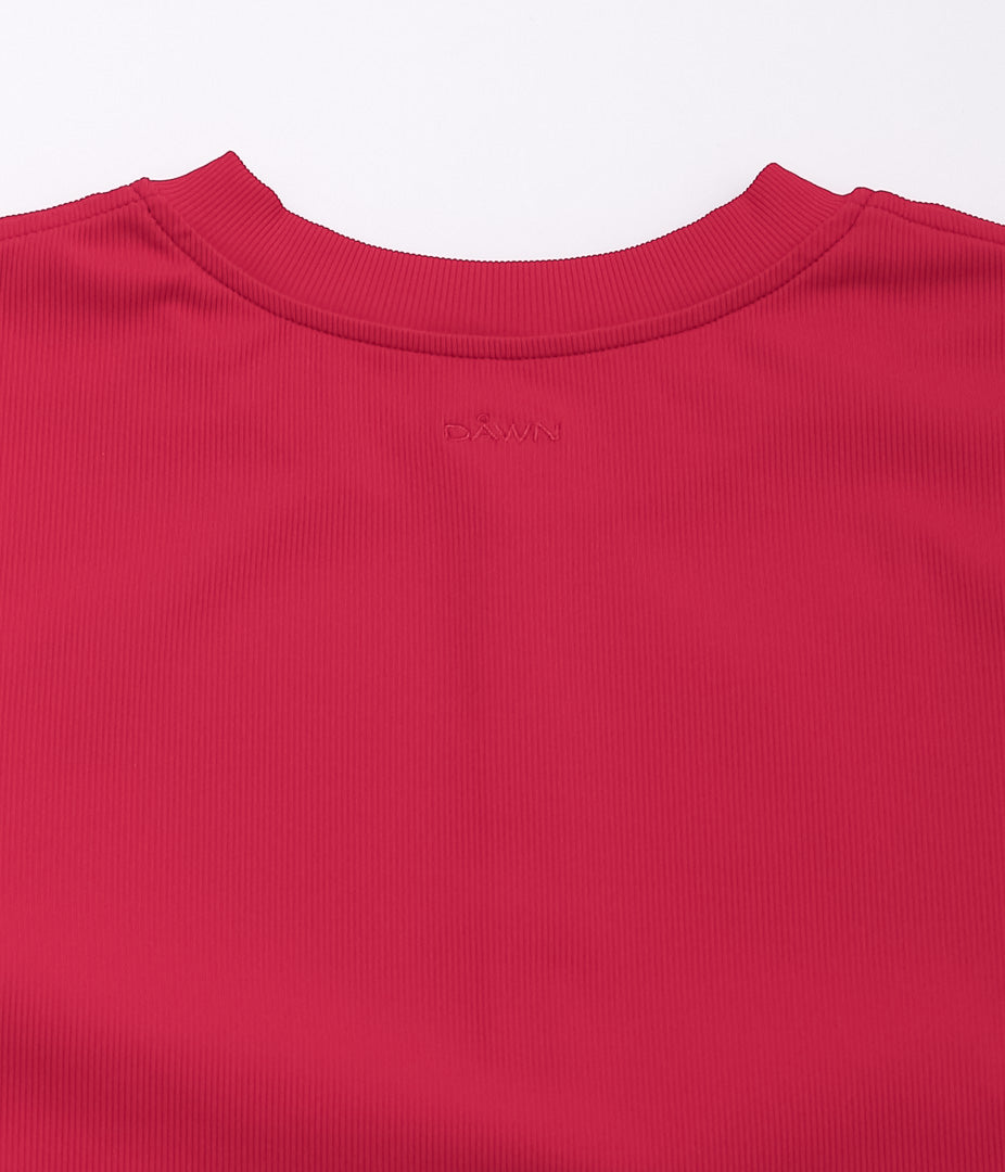 DAWN ''NO.13 SHORT HAORI WITH BUTTONS'' (RED)