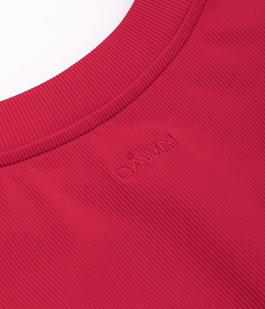 DAWN ''NO.13 SHORT HAORI WITH BUTTONS'' (RED)