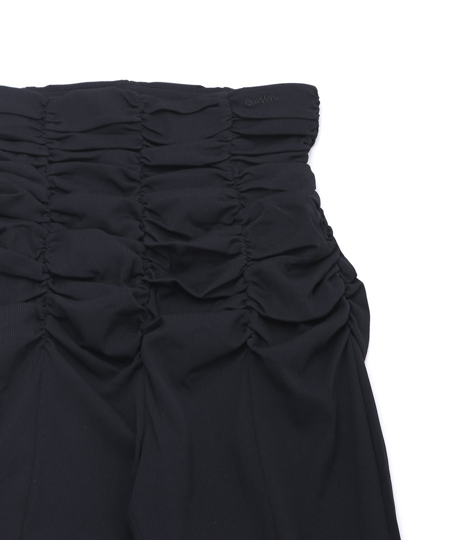 DAWN ''NO.15 SHORT LOOSE LEGGINGS'' (BLACK)