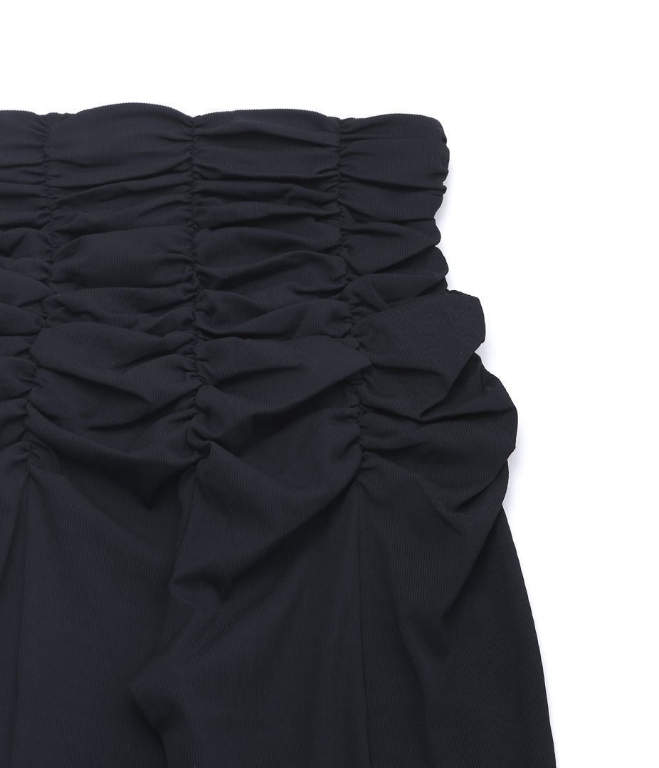 DAWN ''NO.15 SHORT LOOSE LEGGINGS'' (BLACK)