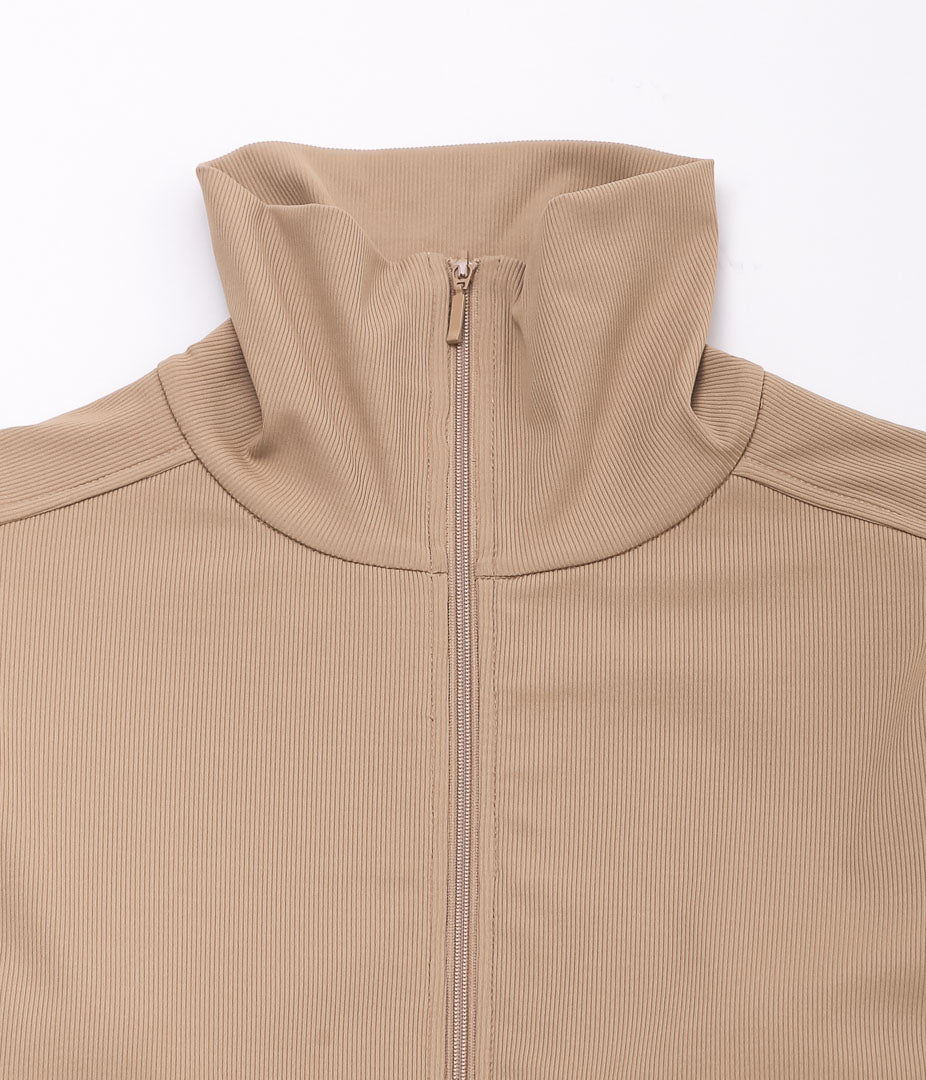 DAWN ''NO.18 HAORI CUP IN ZIP UP'' (BEIGE)