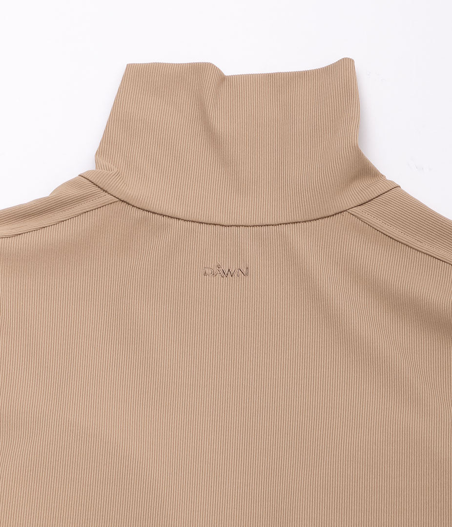 DAWN ''NO.18 HAORI CUP IN ZIP UP'' (BEIGE)