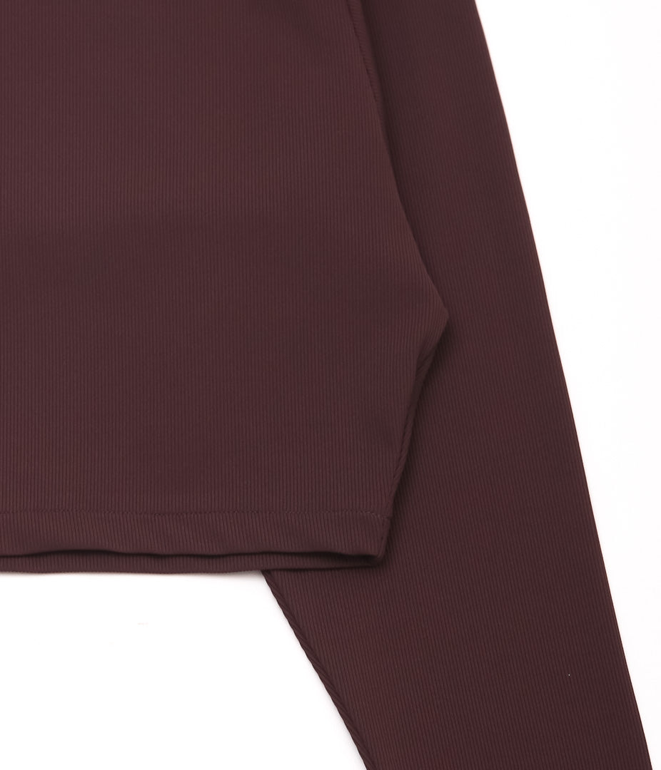 DAWN ''NO.23 MIDDLE HAORI WITH BUTTONS'' (BROWN)
