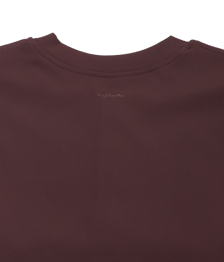 DAWN ''NO.23 MIDDLE HAORI WITH BUTTONS'' (BROWN)