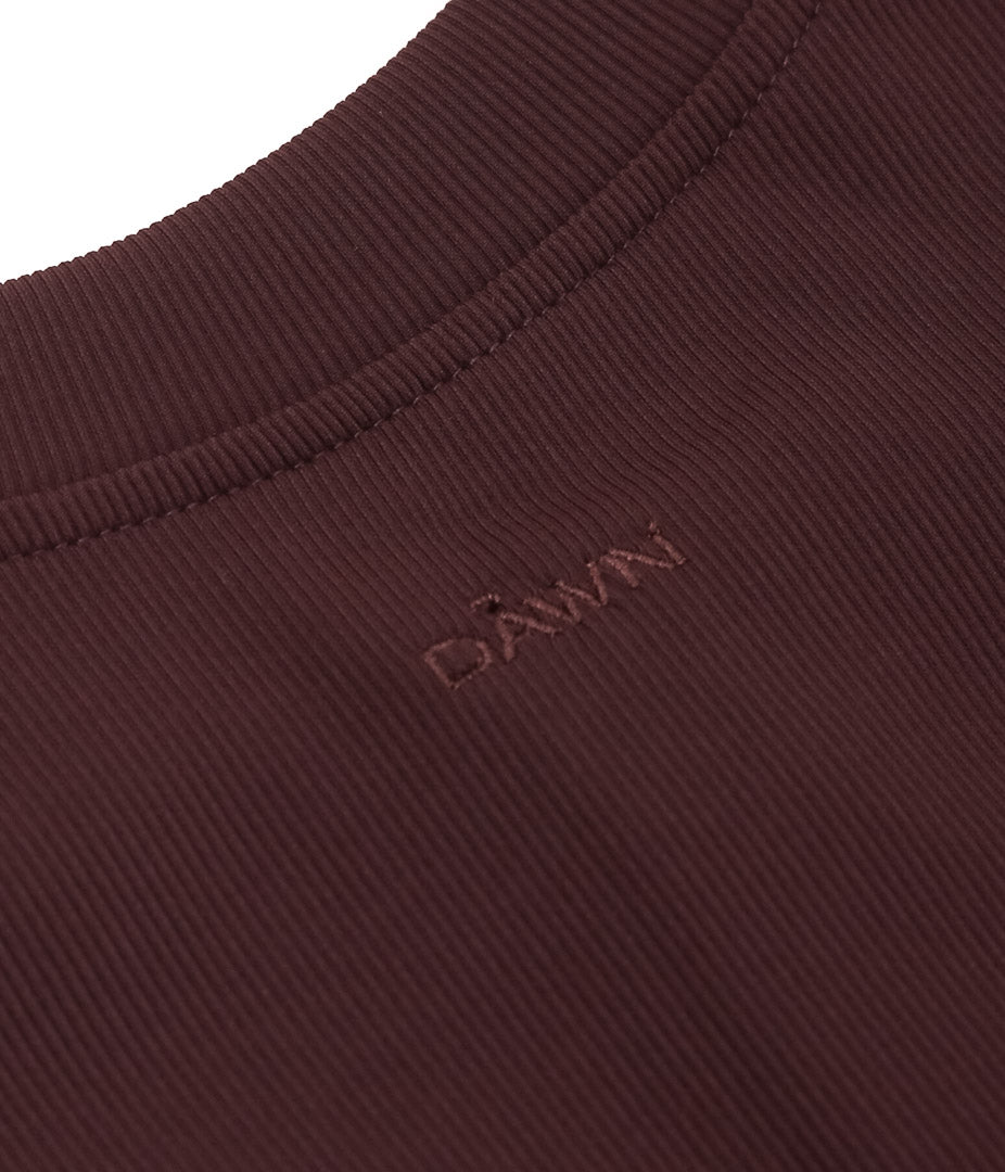 DAWN ''NO.23 MIDDLE HAORI WITH BUTTONS'' (BROWN)