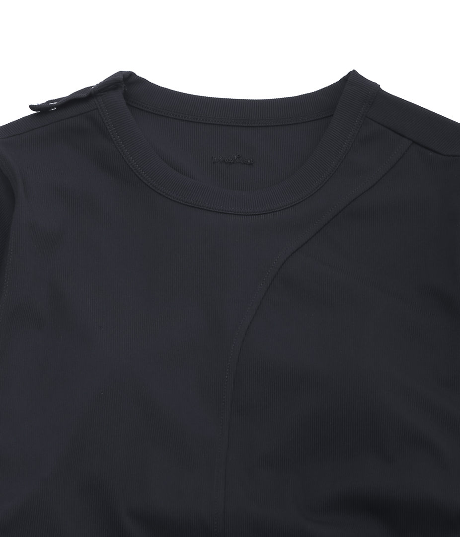 DAWN ''NO.24 CUP IN SHORT SLEEVE DRESS'' (BLACK)