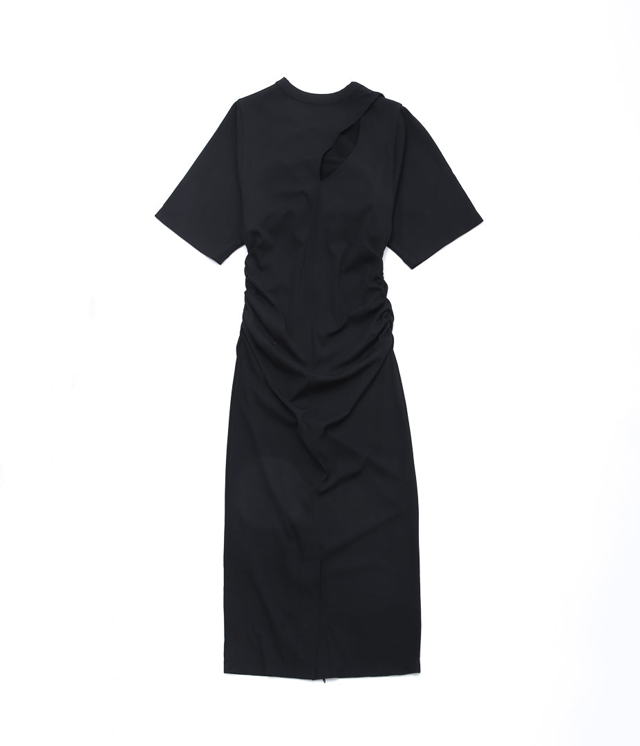 DAWN ''NO.24 CUP IN SHORT SLEEVE DRESS'' (BLACK)