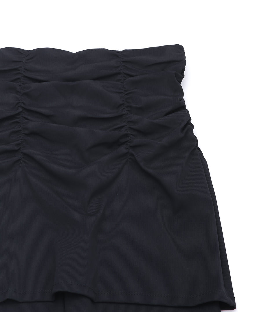 【予約販売】DAWN ''NO.27 SKIRT SHORT LEGGINGS'' (BLACK)