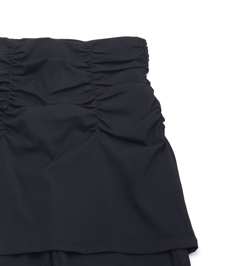 【予約販売】DAWN ''NO.27 SKIRT SHORT LEGGINGS'' (BLACK)