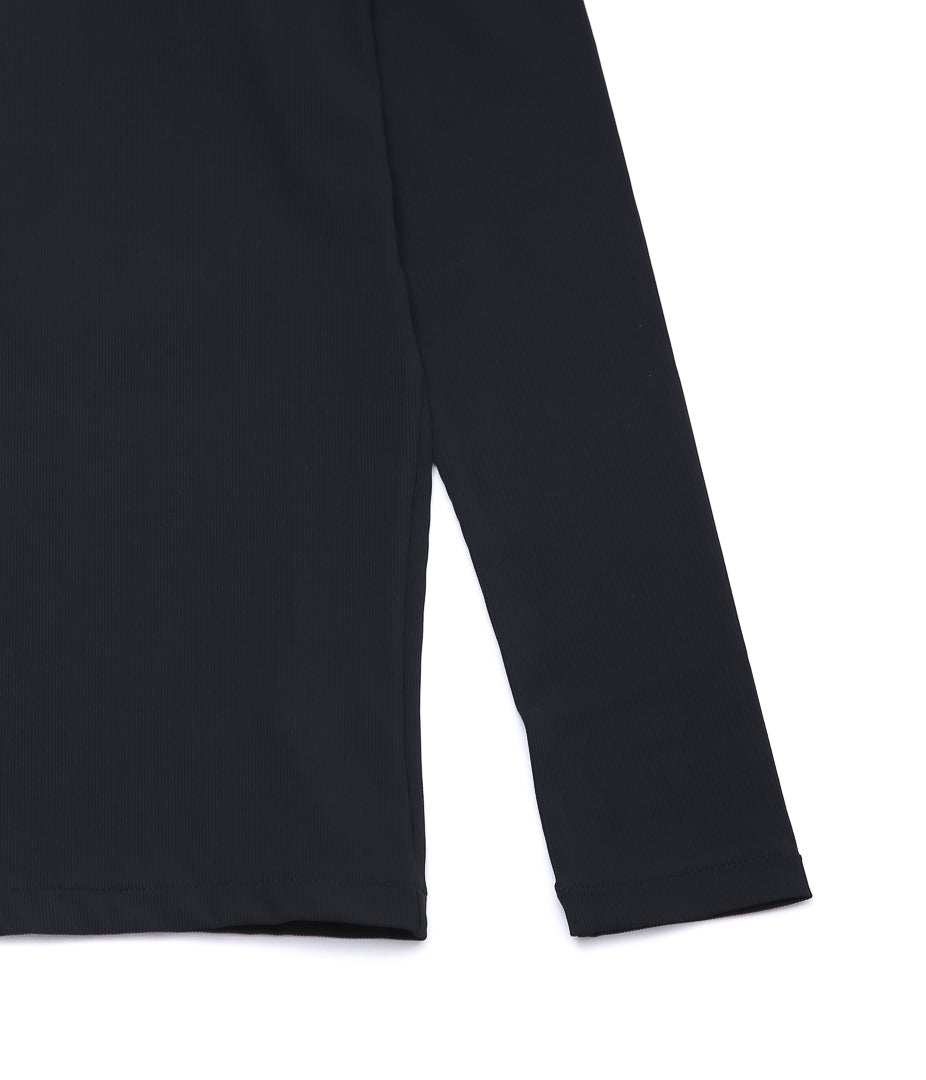 DAWN ''NO.3 HAORI WITH SNAP BUTTONS'' (BLACK)