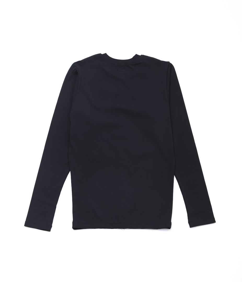 DAWN ''NO.3 HAORI WITH SNAP BUTTONS'' (BLACK)