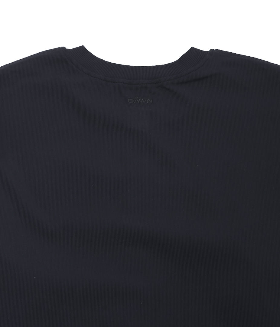 DAWN ''NO.3 HAORI WITH SNAP BUTTONS'' (BLACK)