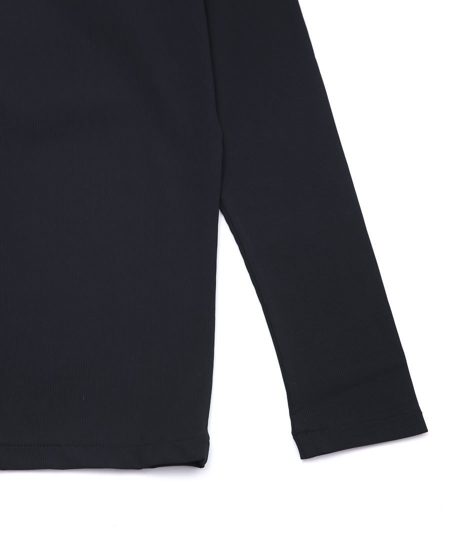 DAWN ''NO.3 HAORI WITH SNAP BUTTONS'' (BLACK)