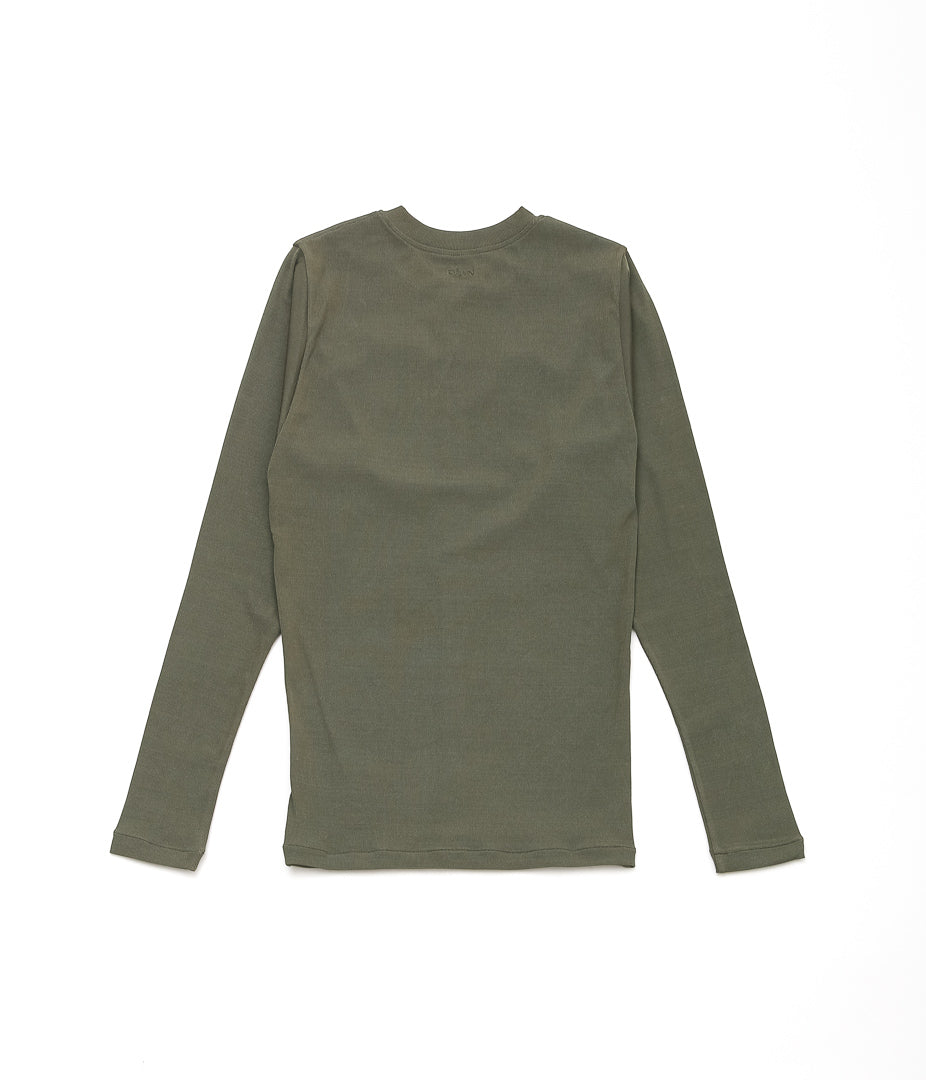 DAWN ''NO.3 HAORI WITH SNAP BUTTONS'' (KHAKI)