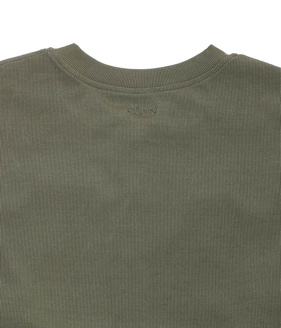DAWN ''NO.3 HAORI WITH SNAP BUTTONS'' (KHAKI)
