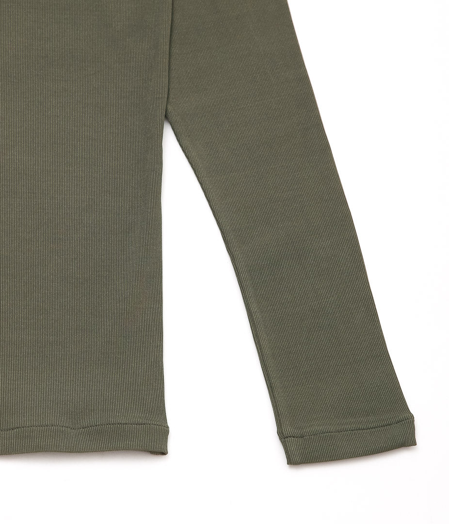 DAWN ''NO.3 HAORI WITH SNAP BUTTONS'' (KHAKI)