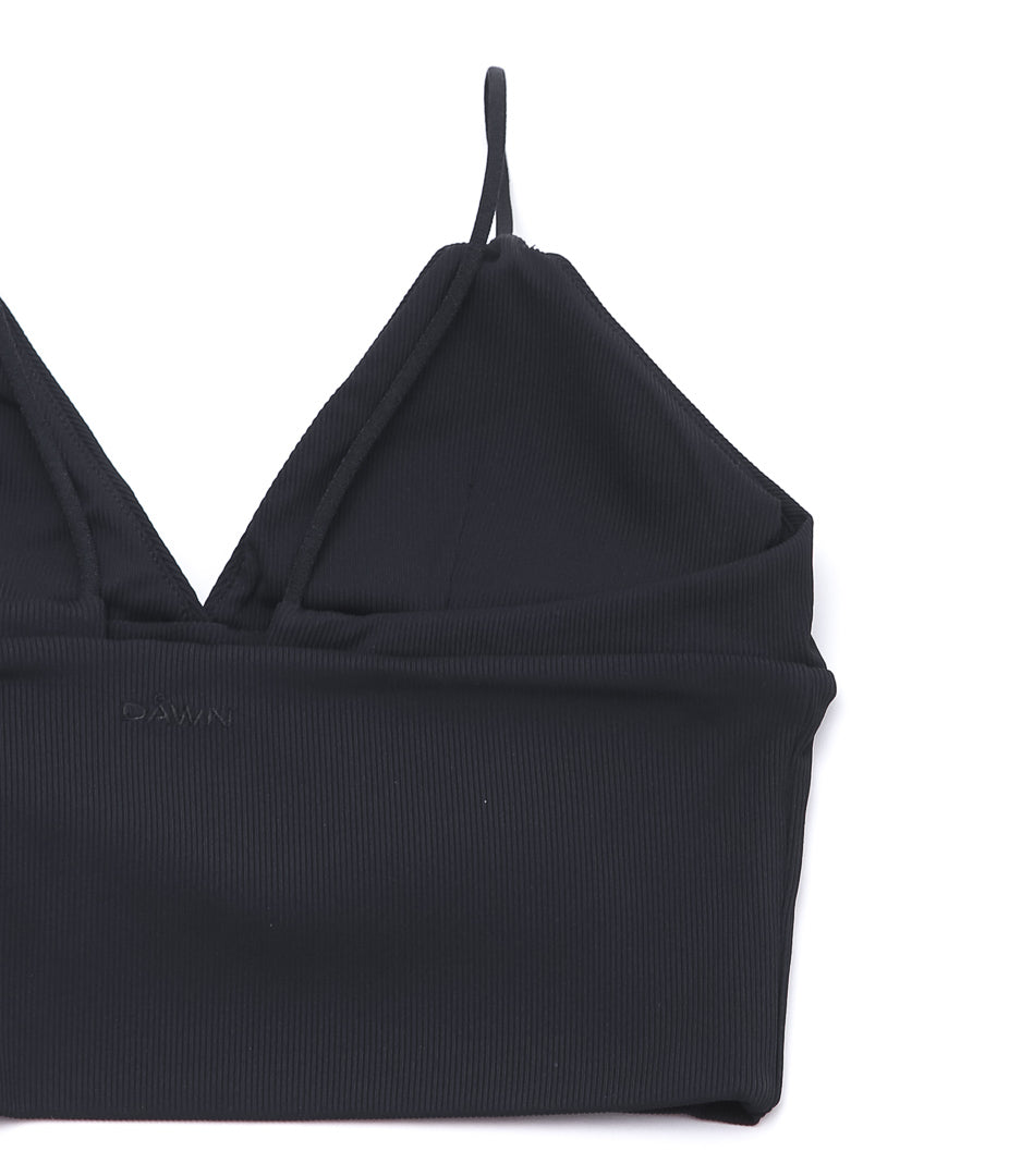 DAWN ''NO.6 CUP IN BRA TOP'' (BLACK)