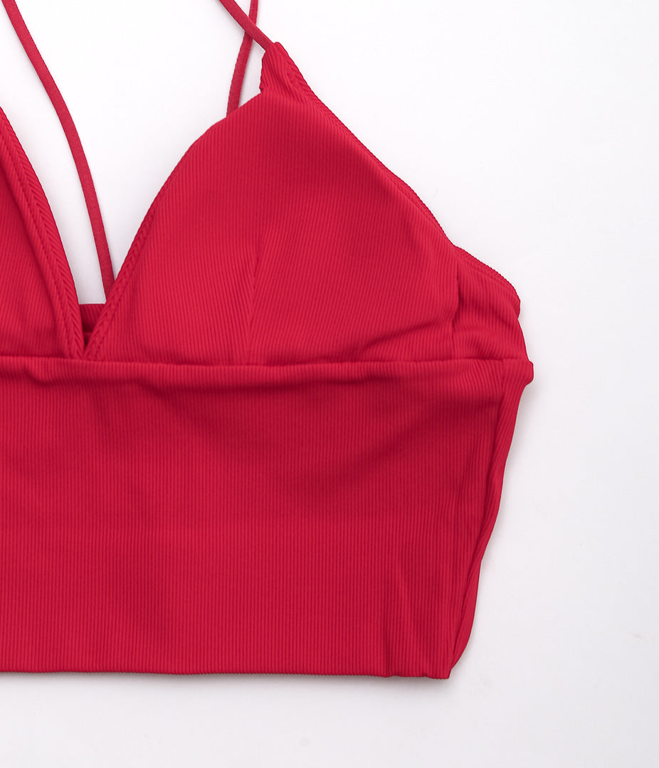 DAWN ''NO.6 CUP IN BRA TOP'' (RED)