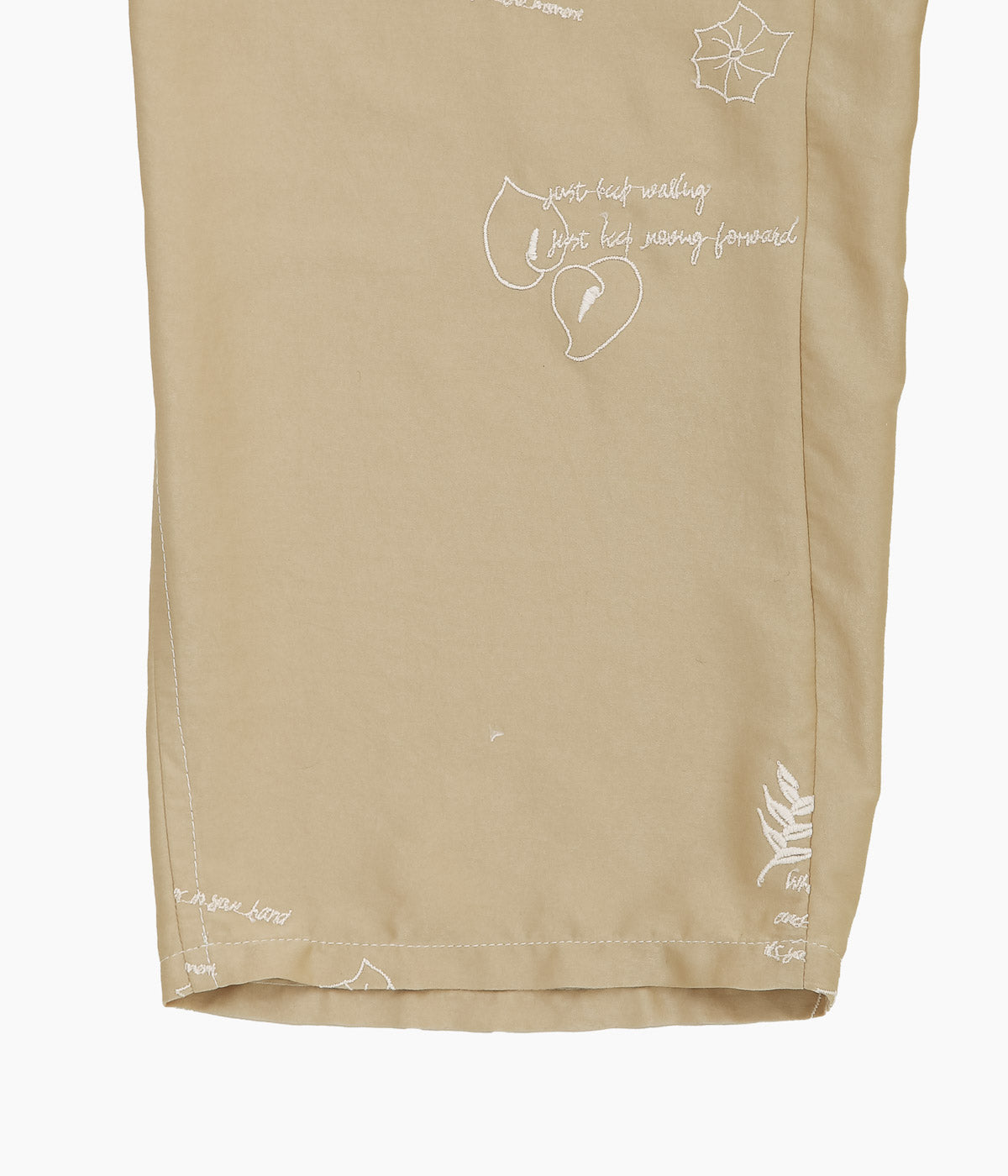 DIVINA FAMILY '' O'KEEFFE FLOWER PANTS'' (BEIGE)
