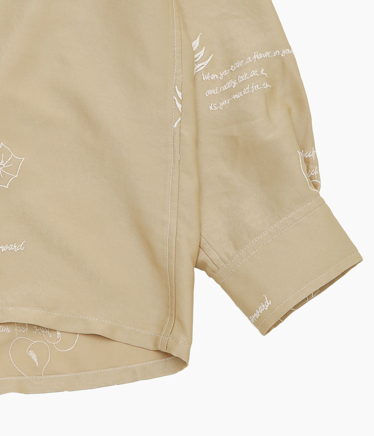 DIVINA FAMILY '' O'KEEFFE FLOWER SHIRTS'' (BEIGE)