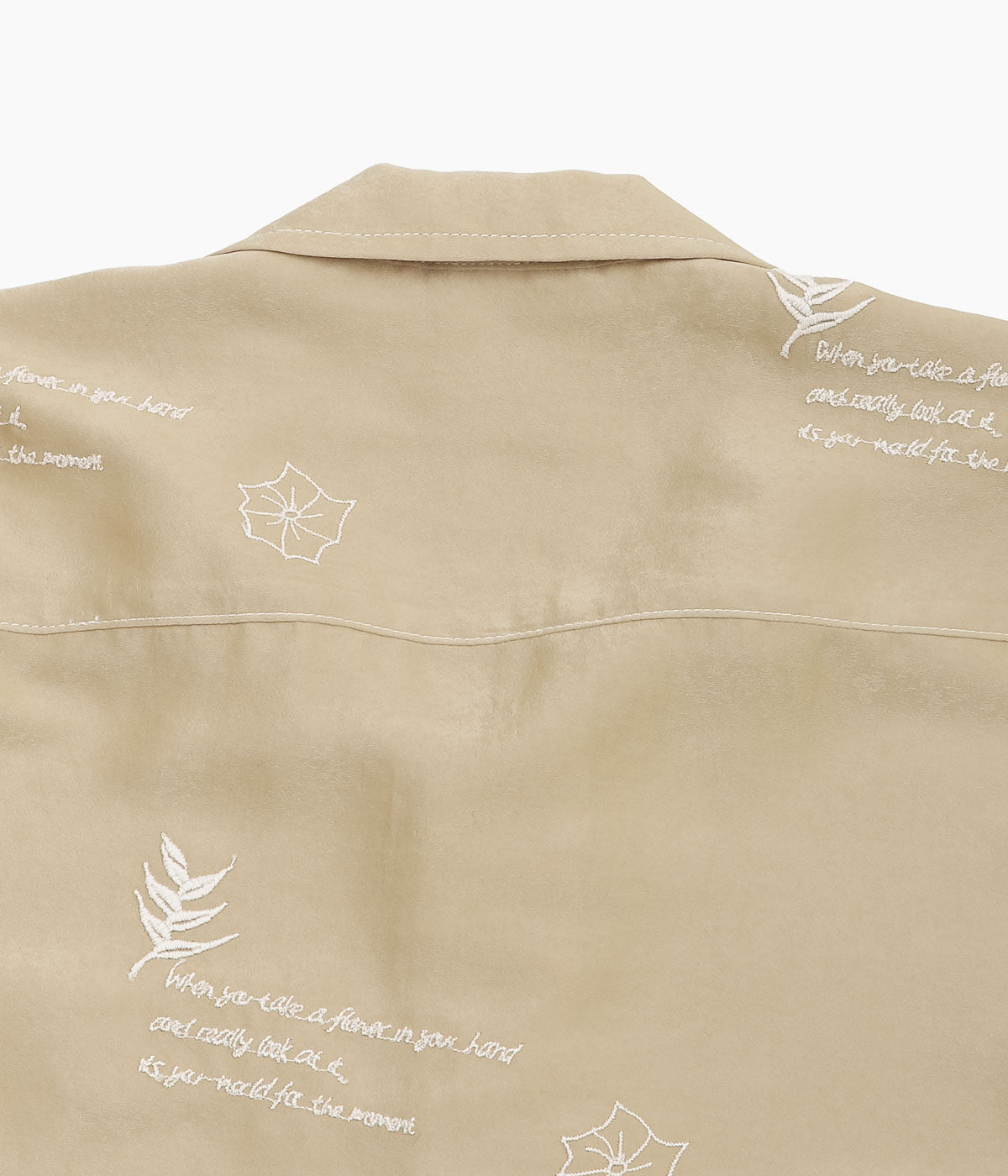 DIVINA FAMILY '' O'KEEFFE FLOWER SHIRTS'' (BEIGE)