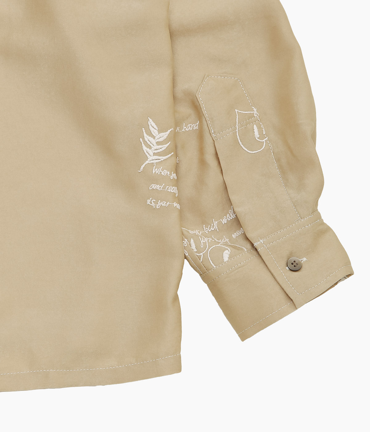 DIVINA FAMILY '' O'KEEFFE FLOWER SHIRTS'' (BEIGE)