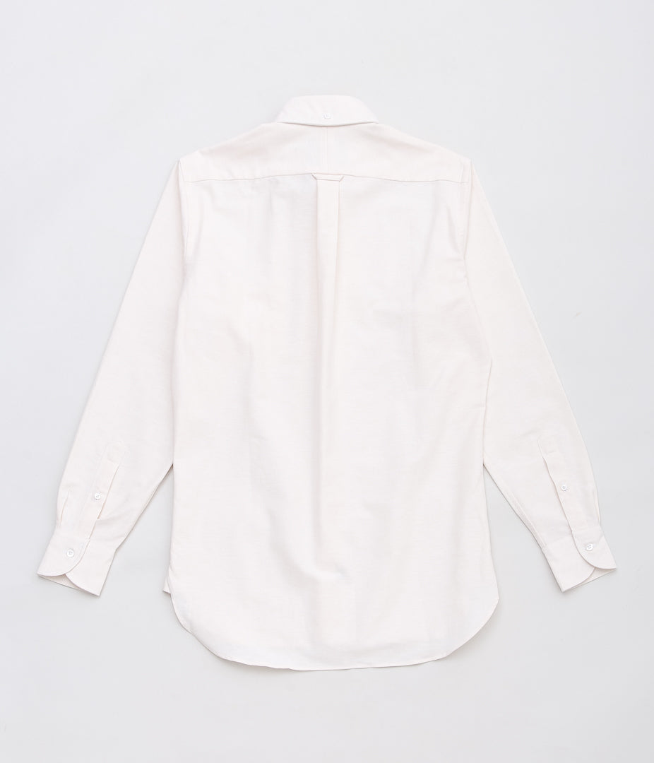 DRAKE'S ''BUTTON DOWN OXFORD SHIRT'' (CREAM)