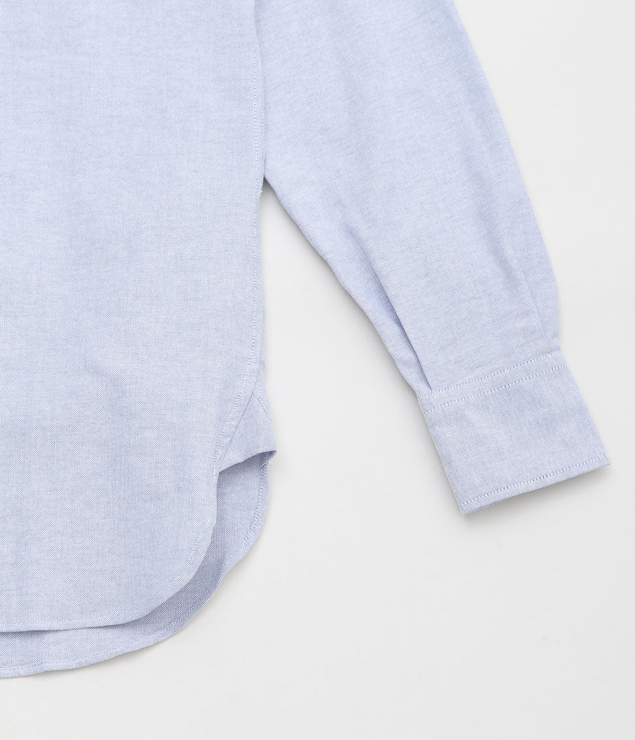 DRAKE'S ''BUTTON DOWN OXFORD SHIRT'' (MID BLUE)