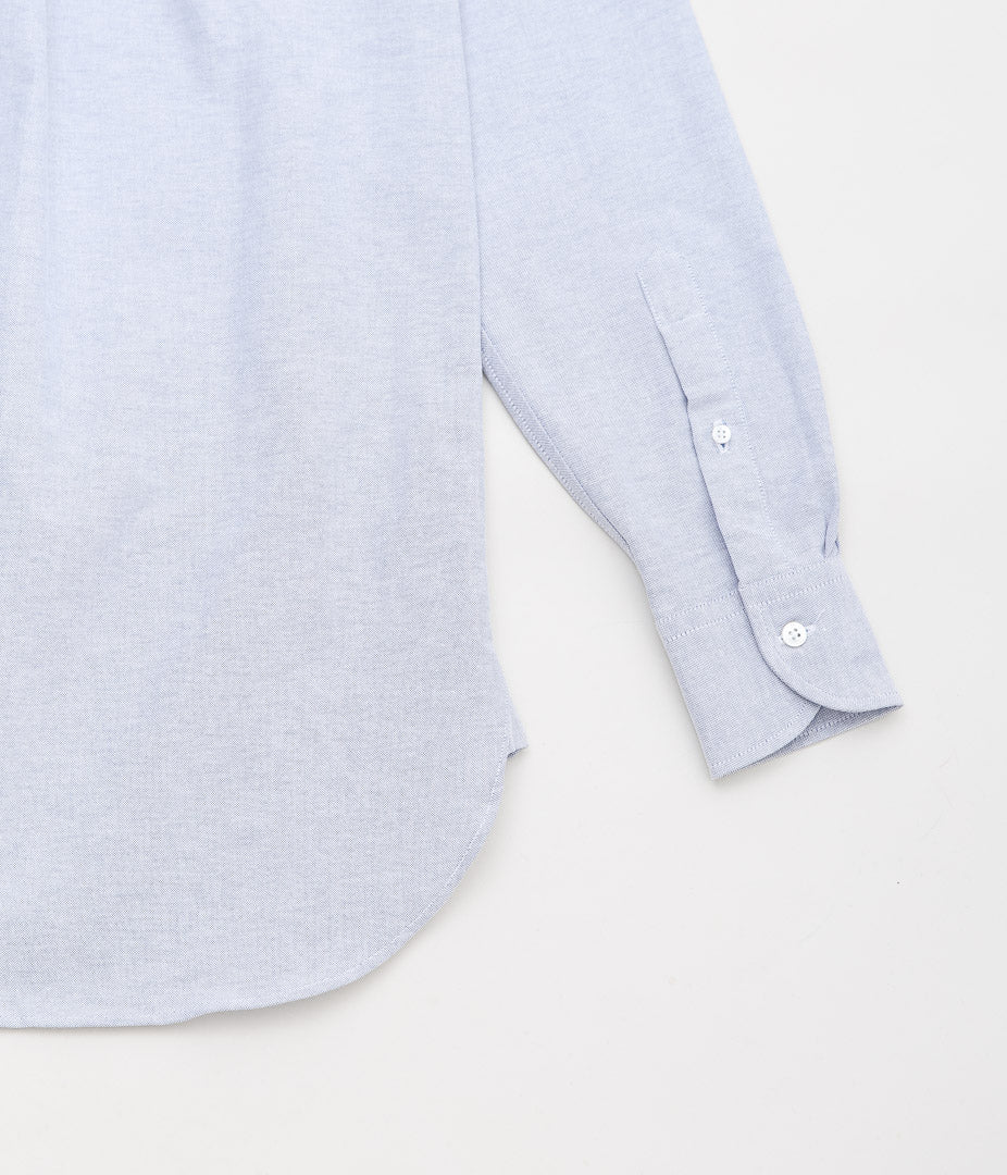 DRAKE'S ''BUTTON DOWN OXFORD SHIRT'' (MID BLUE)