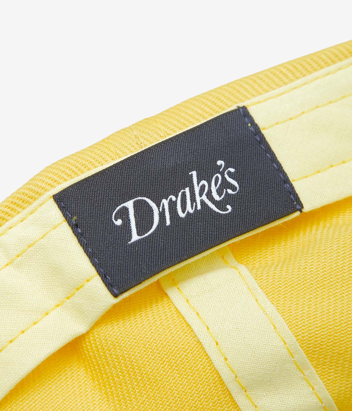 DRAKE'S ''COW FIGURINE TWILL BASEBALL CAP'' (MUSTARD)