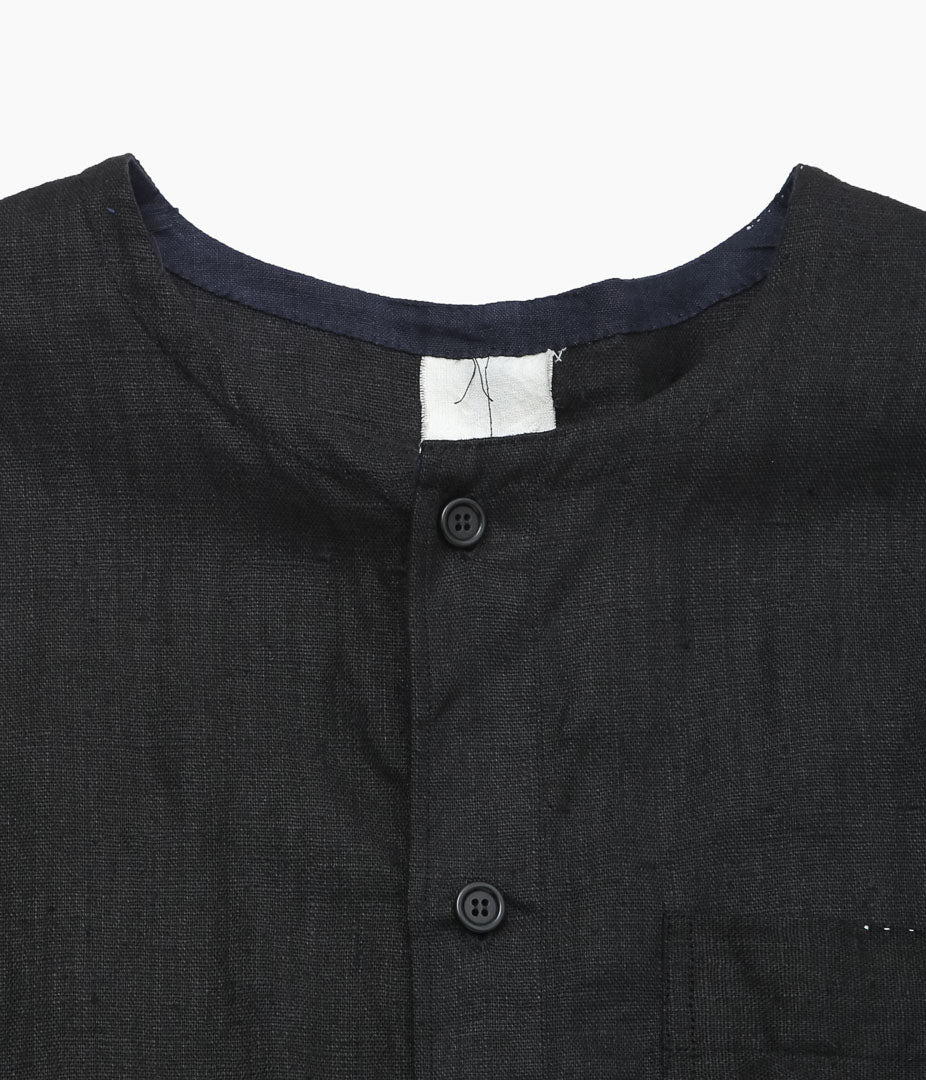DTERIORO ''ELOISE SHIRT|VINTAGE LINEN'' (BLACK)