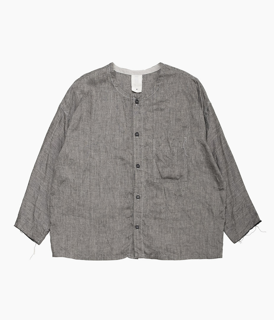 DTERIORO ''ELOISE SHIRT|VINTAGE LINEN'' (GREY)