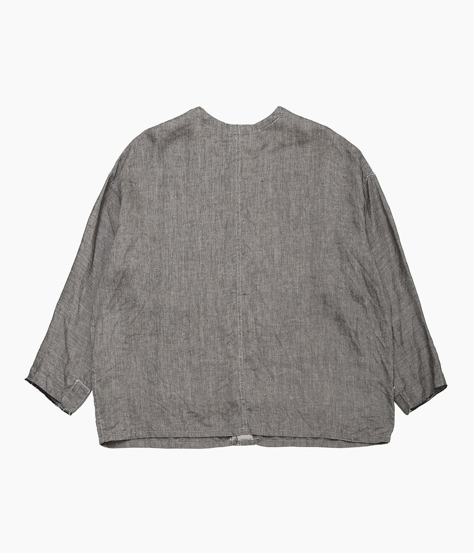 DTERIORO ''ELOISE SHIRT|VINTAGE LINEN'' (GREY)