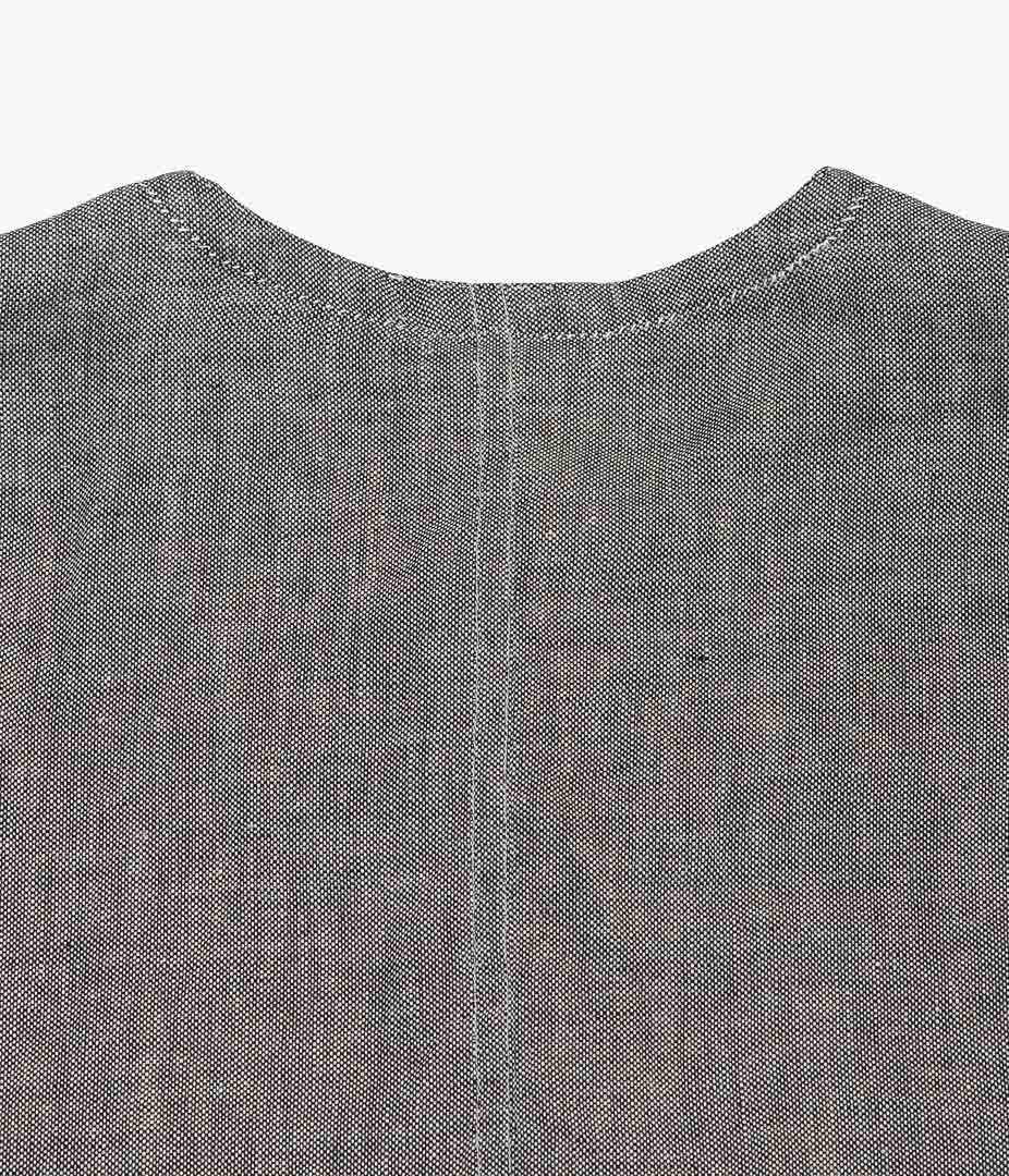 DTERIORO ''ELOISE SHIRT|VINTAGE LINEN'' (GREY)