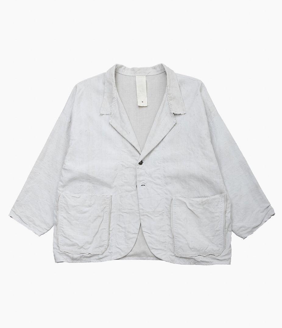 DTERIORO ''IDA JACKET|PATCHWORK ANTIQUE LINEN'' (NATURAL)