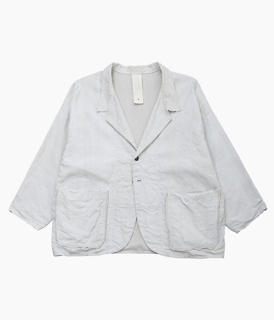 DTERIORO ''IDA JACKET|PATCHWORK ANTIQUE LINEN'' (NATURAL)