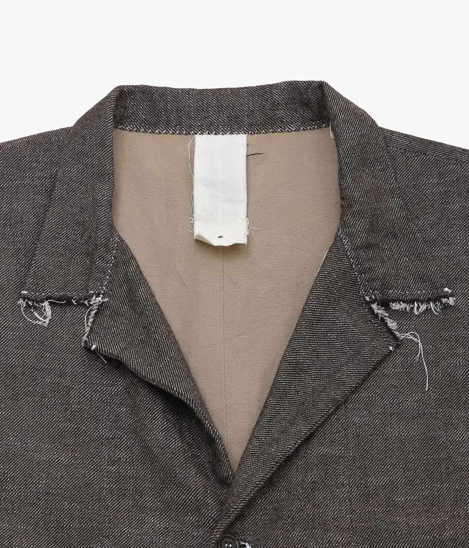 DTERIORO ''IDA JACKET|PATCHWORK VINTAGE WOOL-COTTON'' (BROWN)