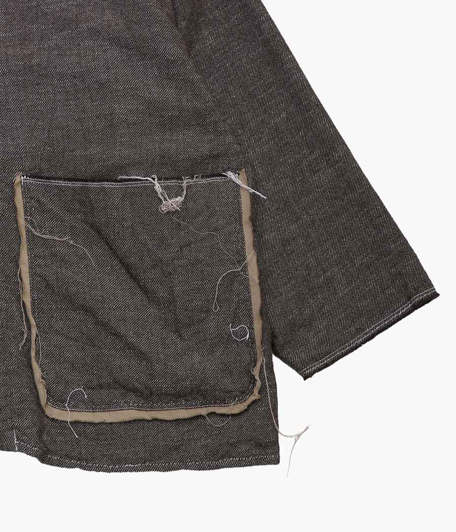 DTERIORO ''IDA JACKET|PATCHWORK VINTAGE WOOL-COTTON'' (BROWN)