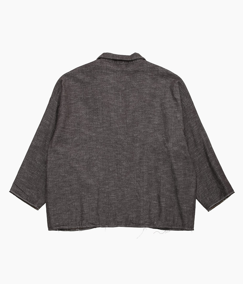 DTERIORO ''IDA JACKET|PATCHWORK VINTAGE WOOL-COTTON'' (BROWN)