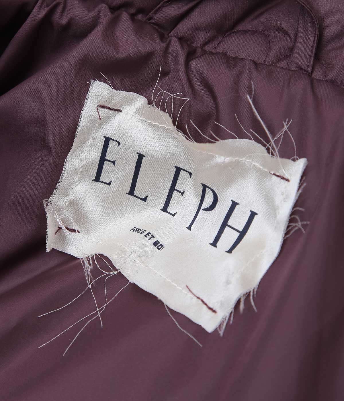 ELEPH ''FLOWER PUFF SHORT'' (BURGUNDY)