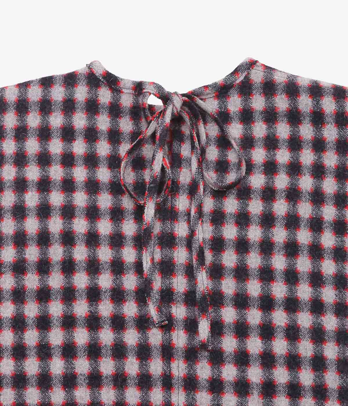 ELEPH ''STRIK VEST'' (BURGUNDY CHECK)